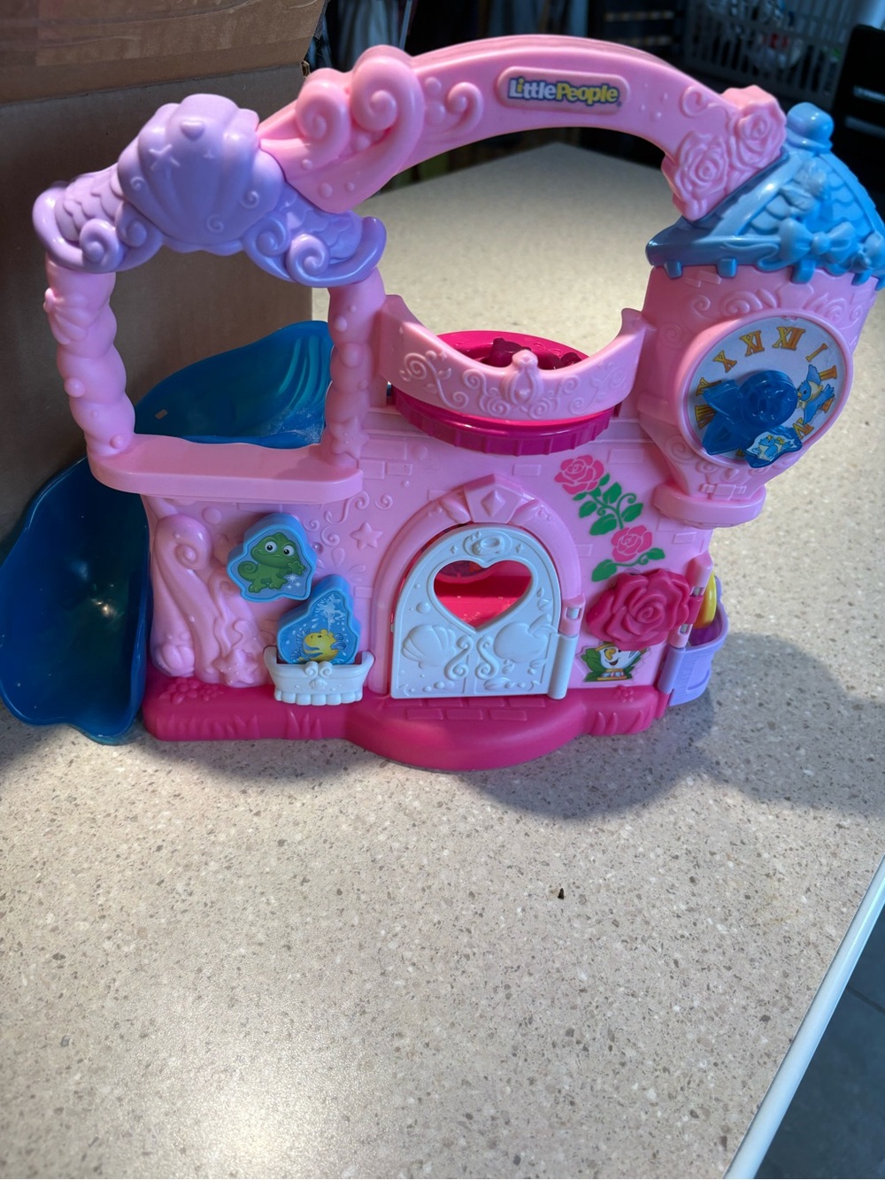 Fisher-Price Disney Little People Pink and Blue Play Castle